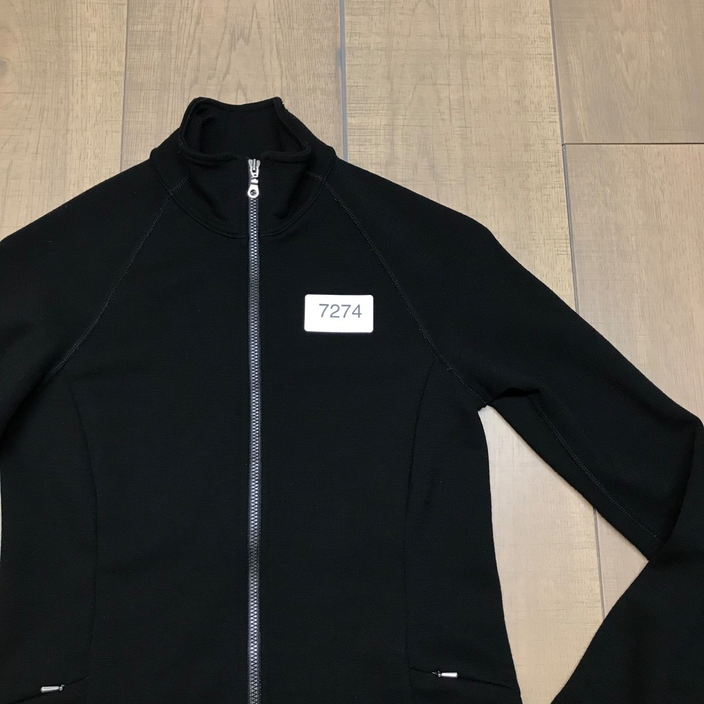 Ibex Shak Merino Wool Jacket Womens Size S Black Full Zip Outdoor Pockets Hiking - Picture 12 of 12